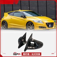 For Honda CRZ 2026 Carbon Fiber Bullet Style Rearview Mirror Covers - Unique Design