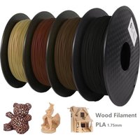3D Printer Filament Wood PLA 1.75mm Sublimation Wooden PLA 3D Printing Material 1kg/500g/250g Ebony Red Sandal Wood Filamento