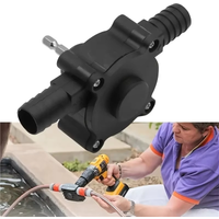 Portable Electric Drill Pump Self Priming Liquid Transfer Pumps Small Household Water Pump Garden Outdoor Tool
