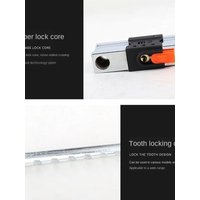 AliExpress NONE Anti Theft Long Large Lock with Dust Cover Shop Office Security Mortise Lock Sturdy Thicked U Shape Glass Door Lock for Bike
