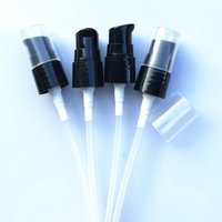 10X 100X Black Serum Pump Head for 18mm/410 Doterra Yang Living Glass Essential Oils Bottles Aromatherapy Perfume roll on Bottle