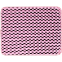 1PCS Cat Litter Mat 2-Layer Design Premium Sand Trapping Technology Waterproof Base Non-Slip Pet Floor Protector for Indoor Cats