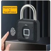Electronic Lock Tuya Bluetooth Fingerprint Padlock Digital Luggage Lock APP Temporary Password Remotely IP67 Decompression Toys