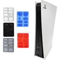 Dust Plug for PS5 SLIM Game Console Silicone Dust Protector Antidust Cover LAN Type-C USB Dock Dustproof Plug