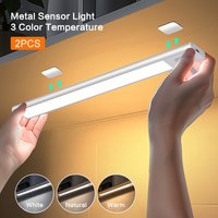 10-50cm LED-Bewegungssensor-Nachtlicht, kabellose Lampe, USB-Akku, wiederaufladbar, für Wandmontage unter Schränken, für Schlafzimmer- und Küchenbeleuchtung