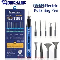 MECHANIC GDR2 Elektrischer Polierstift 9 Stück Diamant-Schleifköpfe für IC-Chip-Schleifen PCB-Schneiden Handy-Reparaturwerkzeuge