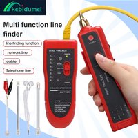 Kebidumei Ethernet LAN Network Cable Tester RJ45 RJ11 LAN Line Tester Finder Telephone Wire Tracker Receiver Network Tool Repair