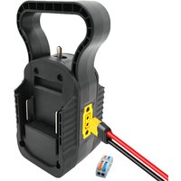 2-in-1 Power-Wheel-Adapter mit Dual-Spannungsausgang für Makita/Milwaukee 18V-Akkus für DIY-Spielzeugautos mit Sicherungen & Kabelanschlüssen