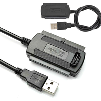 USB 2.0 To IDE Cable For 2.5 3.5 Adapter Converter Inch Hard Drive HD