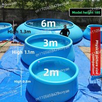 PVC Environmentally Friendly, Foldable, Convenient for Storage, Upgraded Swimming Pool with Three Layers of Thickening