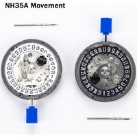 NH35A Premium Mechanical Movement NH35 At 3 At 3.8 At 6 Date wheel 24 Jewels Automatic Self-winding High Accuracy Movt Replace