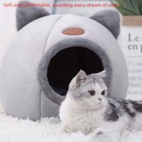 Cat Nest Comfortable Cat Bed Ice Mat Basket Small Dog Home Products Pet Tent Cozy Cave Nest Indoor Bed Cat