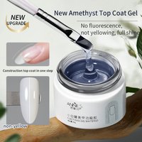 20g Diamond Top Coat For Gel Nail Polish Reinforce Long Lasting UV Soak Off Gel Varnish High Light Nail Art Construct Gel