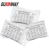 10/20/33/36/60/80 Values 1K 10K 20K 100K 100 200 220 ohm 0402 0805 0603 1206 2512 1210 SMD Resistor Kit Assorted Kit Sample Kit