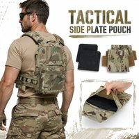 6x6 Tactical Side Plate Pouch for FCPC V5 Vest FERRO Style Molle Waist Protector Soft Plate Holder for Airsoft Training Combat