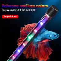 【D】17-47CM USB Plug Aquarium Light LED Waterproof Fish Tank Light Underwater Lighting Submersible Lamp Plant Grow Lamp 110V