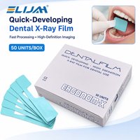 50Pcs/Box Dental X-ray Film Integrated Film Processing Solution Quick High Definition Self Developing X Ray Film Materials