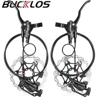 AliExpress BUCKLOS Electric Scooter Disc Brake Set 2 Piston E-Bike Hydraulic Disc Brake Power Off 2 Pin Folding Fat Bike Brakes 160mm Rotor
