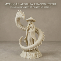 Dragon & Rice Hat Ornament, East Asian Style, Collectible Figurine, Home Desk Decoration, Creative Sculpture