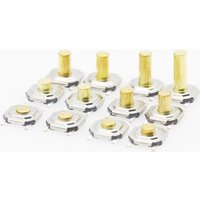 50pcs 5.2x5.2mm(4*4) H=1.5/1.6/1.7/2.0/2.5/3.0/4/5/6/7/8/9mm Momentary Metal Tact Push Button Switch 260GF SMT 4PIN Key Button