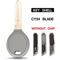 jingyuqin 10PCS Transponder Chip CY24 Blade Remote Key For Dodge For Chrysler For Jeep Key Car Shell Apply to 3 Type of chips
