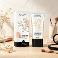 SEFUDUN SPF50 Color Changing CC Cream, Self Adjusting Skin Tone Full Coverage Color Correcting Cream Hydrating Even Complexion