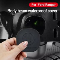 2PCS Rear Axle Rubber Protective Cover Anti-clogging Back Frame Beam Sealing Sandproof Mat For Ford Ranger T9 2023~2024