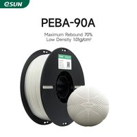 eSUN PEBA-90A 3D Filament For Bambu Lab Flexible 0.8KG 1.75mm High-elasticity PEBA 3D Printing Filament Cold Resistance PEBA-90A