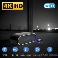 Upgraded HD 4K mini camera with improved resolution, infrared night vision, motion detection, wireless WiFi remote viewing