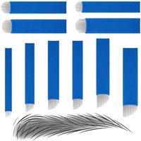 Permanent Makeup Needle 7 12 14 16 18 21 Microblading Tebori Blades Needles Tattoo Needles Manual Eyebrow Blades