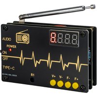 DIY Electronic Kit RDA5807M FM Radio 87-180MHz with Digital Tube Display STC15 Microcontroller Electronic Soldering Projects