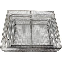 Sterilizing Basket Sterilization Box Stainless Steel Disinfection Net Surgical Operating Instrument Autoclave