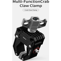 Selens Photography Multifunctional Crab Clamp Camera Head Aluminum Alloy C-type Strong Clip For Light Stand Extension Arm Clip