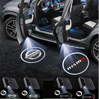 Wireless Door Led Welcome Light Projection Lamp Light decorative For Nismo Nissan Qashqai Juke Tiida X-trail Rogue Murano Sunny