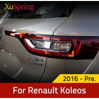 For Renault Koleos 2016 2017 2018 2019-2023 Car Rear Light Lamp Cover Garnish Trim Sticker Styling Frame Bezel Ring Accessories