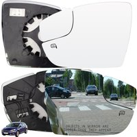 For Ford Focus 2012 2013 2014 2015 2016 2017 2018 Driver Passenger Side Wing Mirror Glass Heated With Plate Clip On USA Version