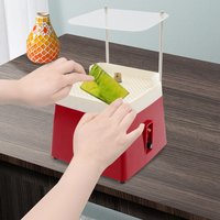 4200 U/min Mini-Industrie-Glas- und Keramikschleifset mit 5/8 Zoll & 1 Zoll Diamantschleifaufsatz, Buntglasschleifer, Rot 110V DIY Schleifwerkzeug