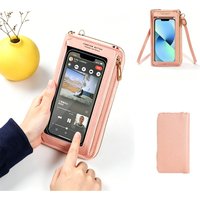 Fashion Multi-functional Touch Screen Phone Bag for Women Shoulder Crossbody Bag Small Card Wallet Anti Theft Cell Phone Bags