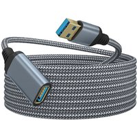 Nylon Braided USB 3.0 Male-To-Female High-Speed Transmission Data Cable Computer Camera Printer Extension Data transfer Wire 5M