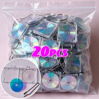 NFC Mini CD Disc Case DIY Blank Album Keychains Peripheral Commemorative Case Pendant for Backpack Hanging Decoration Keychain