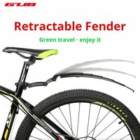 GUB Bicycle Retractable Fender Mountain Bike Fender Baffle Angle Adjustment Bike Fender MTB Extended Fender Riding Accessories