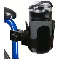 Portable Walker & Wheelchair Cup Holder, Universal Water Bottle Rack, Lightweight Outdoor Accessory for Elderly Daily Sports Use