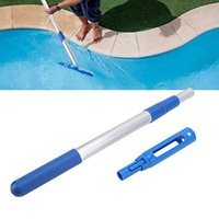 Telescopic Adjustable Pool Pole Aluminum Plastic Connecting Rod for Skimmer Net Tools