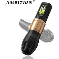 Ambition C3 Machine à tatouer professionnelle sans fil stylo 7 course réglable 2.0-4.2mm moteur sans noyau maquillage du corps pour artistes tatoueurs