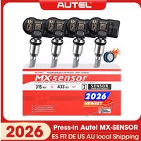 Autel MX Sensoren 2-in-1 Einpress-Sensor 315MHz + 433MHz Frequenzen Reifenersatz TPMS-Sensor Kompatibel mit TS501 TS508WF ITS600E