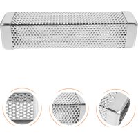Stainless Steel Smoker Box Large Capacity Bbq Smoker Box Heavy Duty Metal for Gas Charcoal Grill Wood Chips Barbecue Accessory