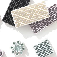Creative Durable Desktop Brush Holder Pencil Paint Brushes Silicone Wave Pen Holder Storage Basket Supplies Stationery Organizer