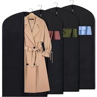 1pcs Suit Dust Cover Bags, Hanging Clothes Storage Bags For Shirt, Suit, Dress, Coat, Portable Dust Proof Garment Bags