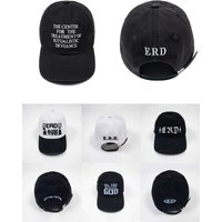 Adjustable Baseball Cap Embroidered Letter Men's Hat Casual Style Spring Summer Cotton Sunshade Foldable round Top Duckbill