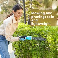 Household Mini 2-in-1 Electric Hedge Trimmer Grass Cutter Handheld Branch Pruning Weeding Machine